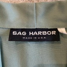 画像10: LIGHT GREEN COLOR DESIGN TAILORED JACKET / Ladies L /MADE IN USA (10)