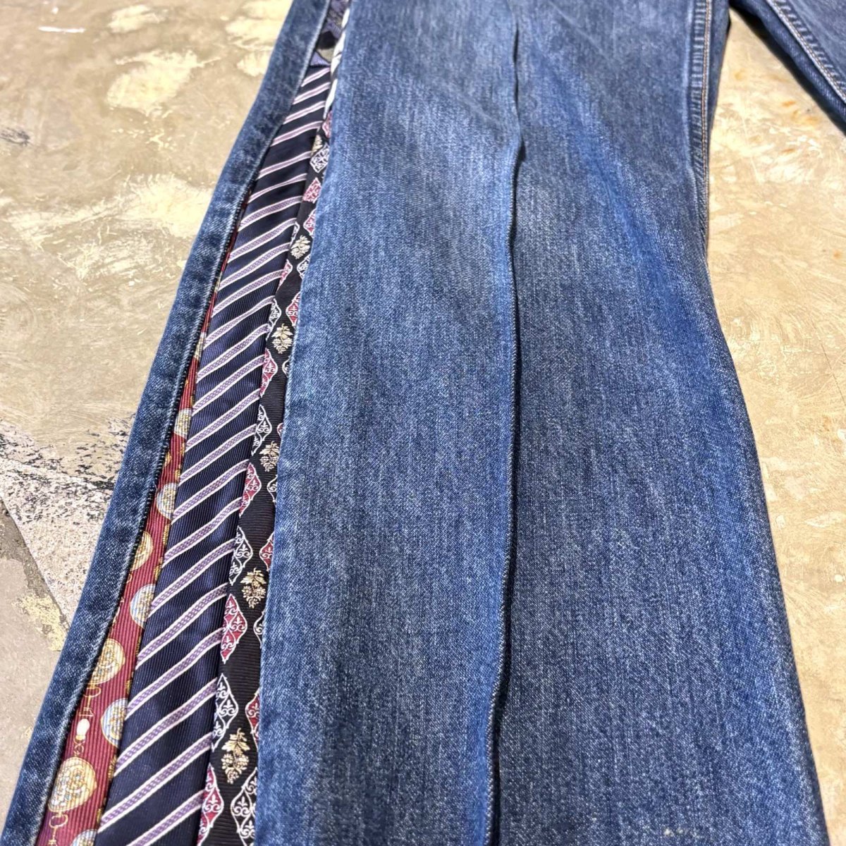 画像7: 【Wiz&Witch】"UNITED" SIDE TIE LINE DENIM PANTS / W31 (7)