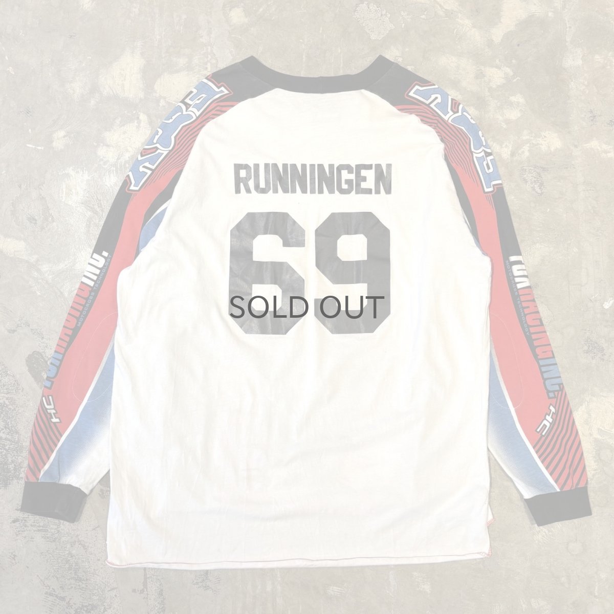 画像2: 90's~ "FOX" COLOR SWITCHED RACING L/S TEE / Mens XL (2)
