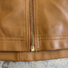 画像6: 【FREE PEOPLE】FAUX LEATHER FRONT ZIP DESIGN SKIRT / W30 (6)