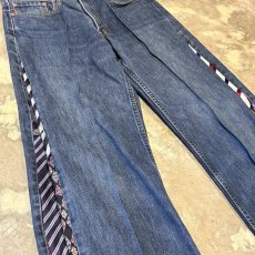 画像5: 【Wiz&Witch】"UNITED" SIDE TIE LINE DENIM PANTS / W31 (5)