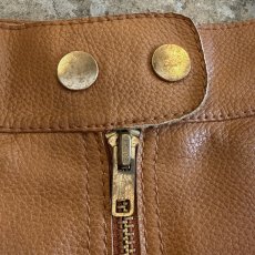 画像5: 【FREE PEOPLE】FAUX LEATHER FRONT ZIP DESIGN SKIRT / W30 (5)