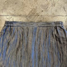 画像6: RASTA COLOR ALL OVER GATHER DESIGN TIGHT SKIRT / W28~31 (6)