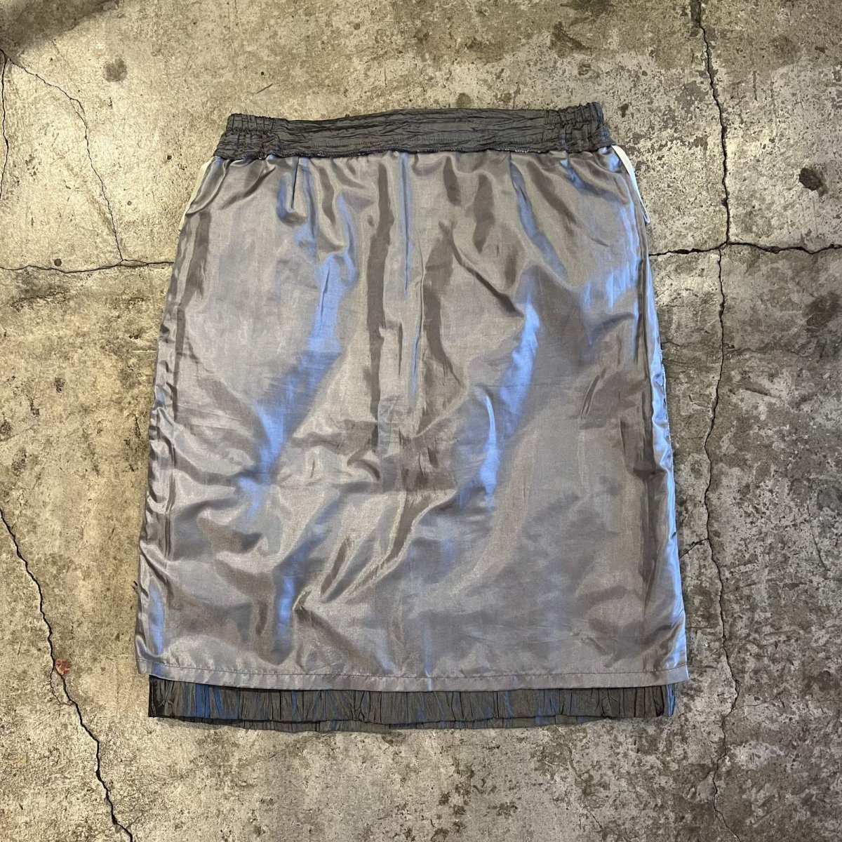 画像3: RASTA COLOR ALL OVER GATHER DESIGN TIGHT SKIRT / W28~31 (3)