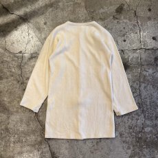 画像2: OLD EURO MILITARY IVORY COLOR L/S CARDIGAN / Ladies S(4) (2)
