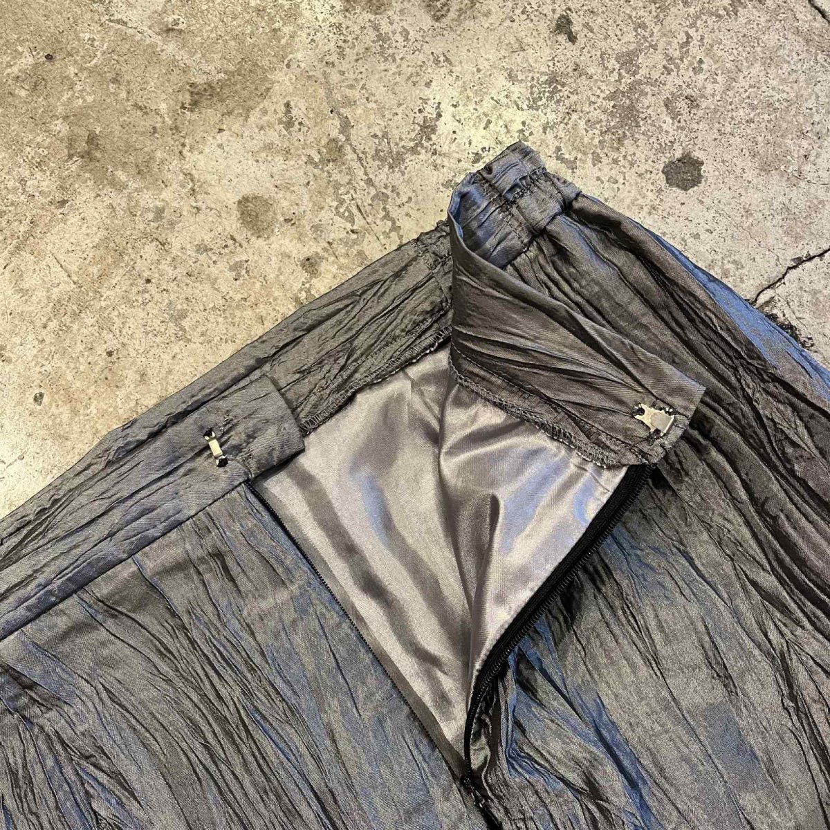 画像10: RASTA COLOR ALL OVER GATHER DESIGN TIGHT SKIRT / W28~31 (10)