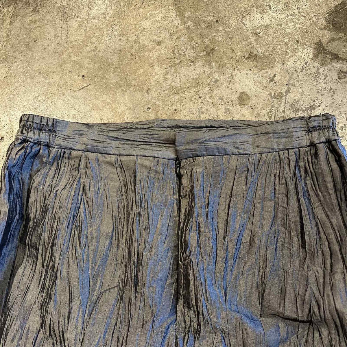 画像9: RASTA COLOR ALL OVER GATHER DESIGN TIGHT SKIRT / W28~31 (9)