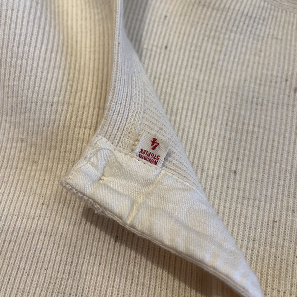 画像10: OLD EURO MILITARY IVORY COLOR L/S CARDIGAN / Ladies S(4) (10)