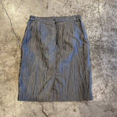 画像2: RASTA COLOR ALL OVER GATHER DESIGN TIGHT SKIRT / W28~31 (2)