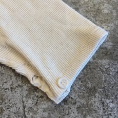 画像5: OLD EURO MILITARY IVORY COLOR L/S CARDIGAN / Ladies S(4) (5)