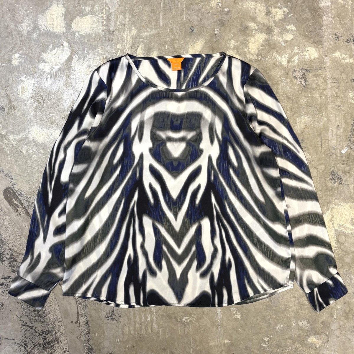 画像1: ALL OVER ARTISTIC PATTERN L/S TOPS / Mens XL(L) (1)