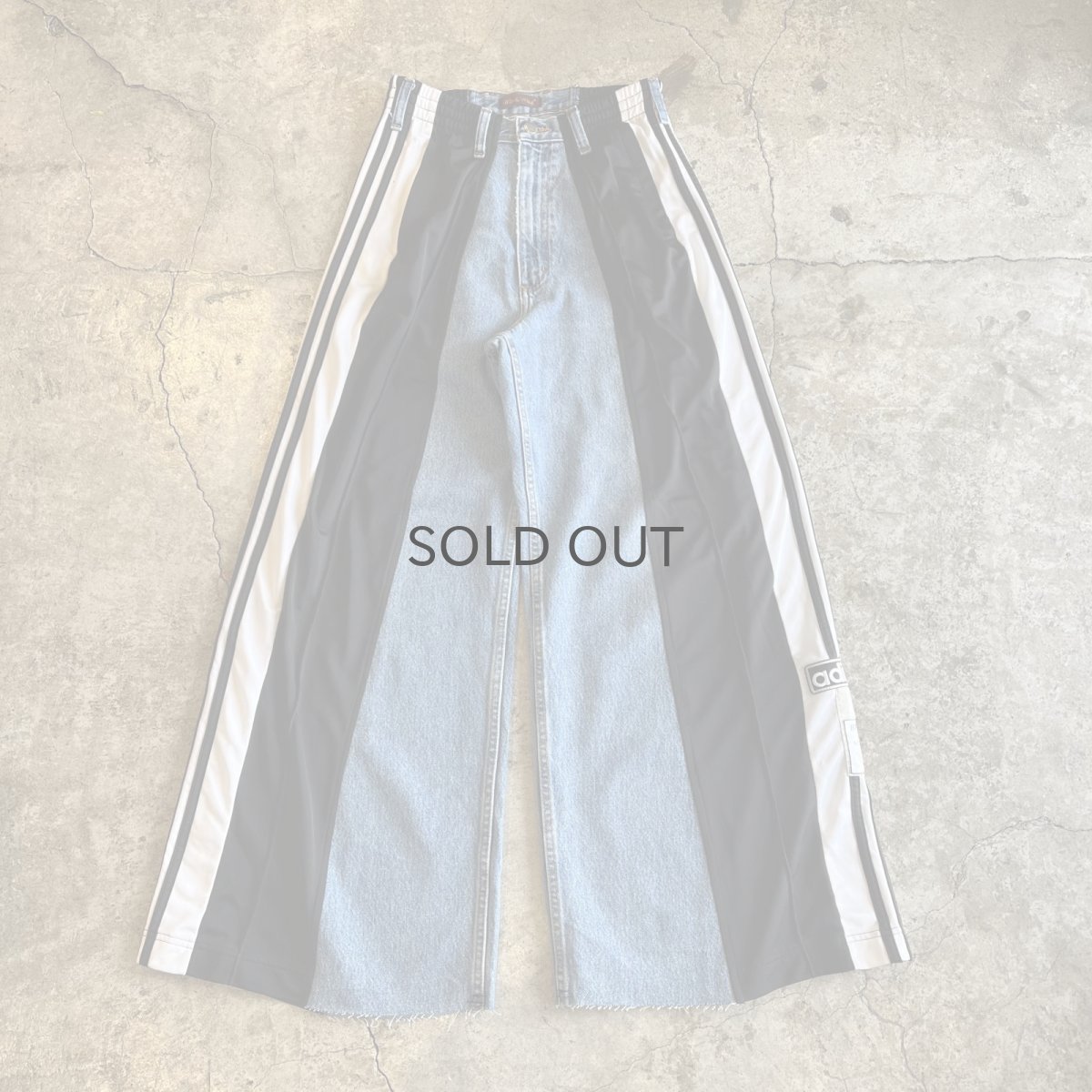 画像1: 【Wiz&Witch】"UNITED" SPORTY DENIM PANTS / OS (1)