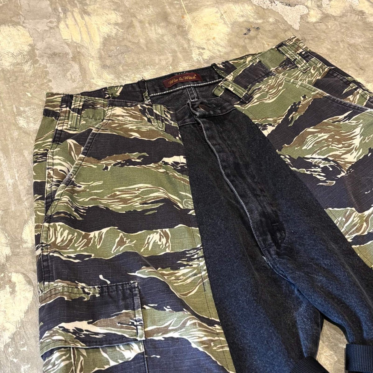 画像3: 【Wiz&Witch】"UNITED" TIGER CAMO DENIM PANTS / OS (3)