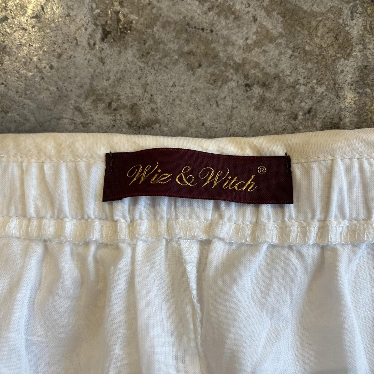 画像10: 【Wiz&Witch】"UNITED" VTG LACE MIX WRAP SKIRT / FREE (10)