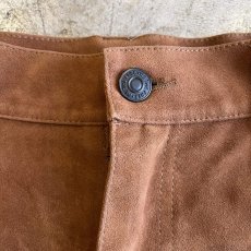 画像9: 【FREE PEOPLE】SUEDE LEATHER HALF DESIGN PANTS / W31(27) (9)