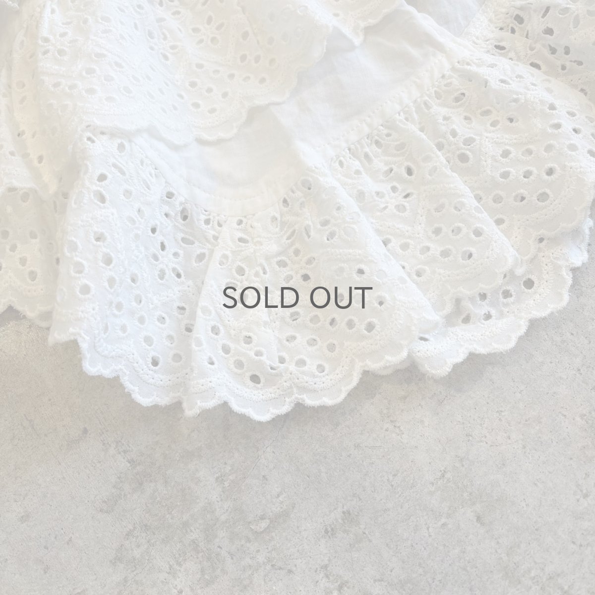 画像3: 【Wiz&Witch】"UNITED" VTG LACE MIX WRAP SKIRT / FREE (3)