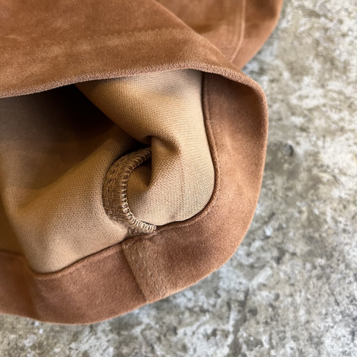 画像5: 【FREE PEOPLE】SUEDE LEATHER HALF DESIGN PANTS / W31(27) (5)