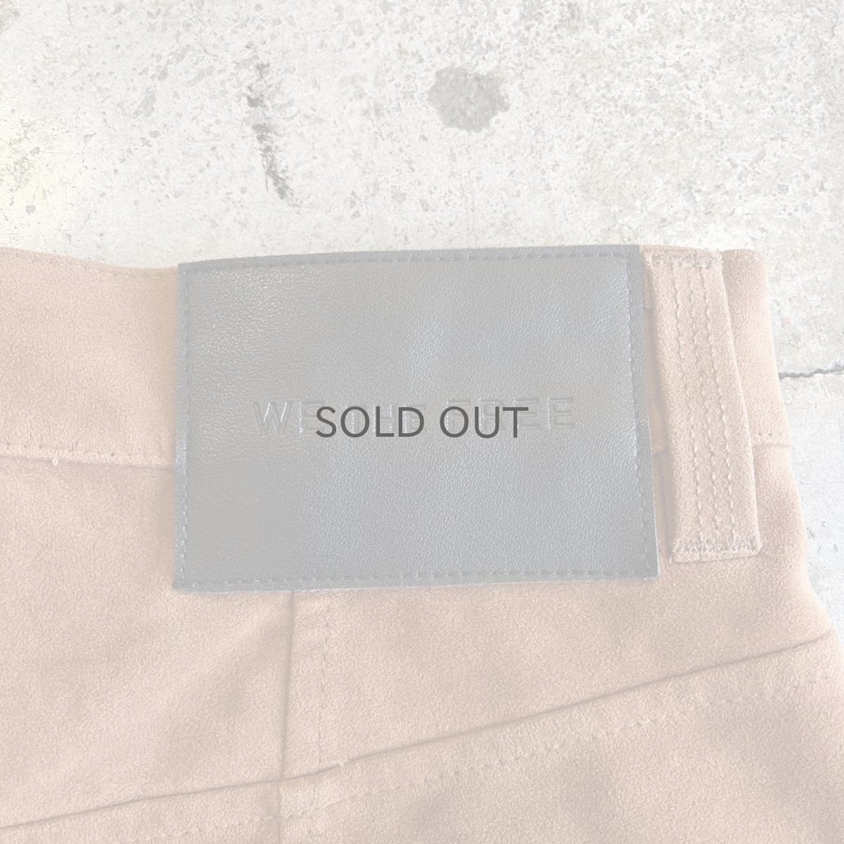画像10: 【FREE PEOPLE】SUEDE LEATHER HALF DESIGN PANTS / W31(27) (10)