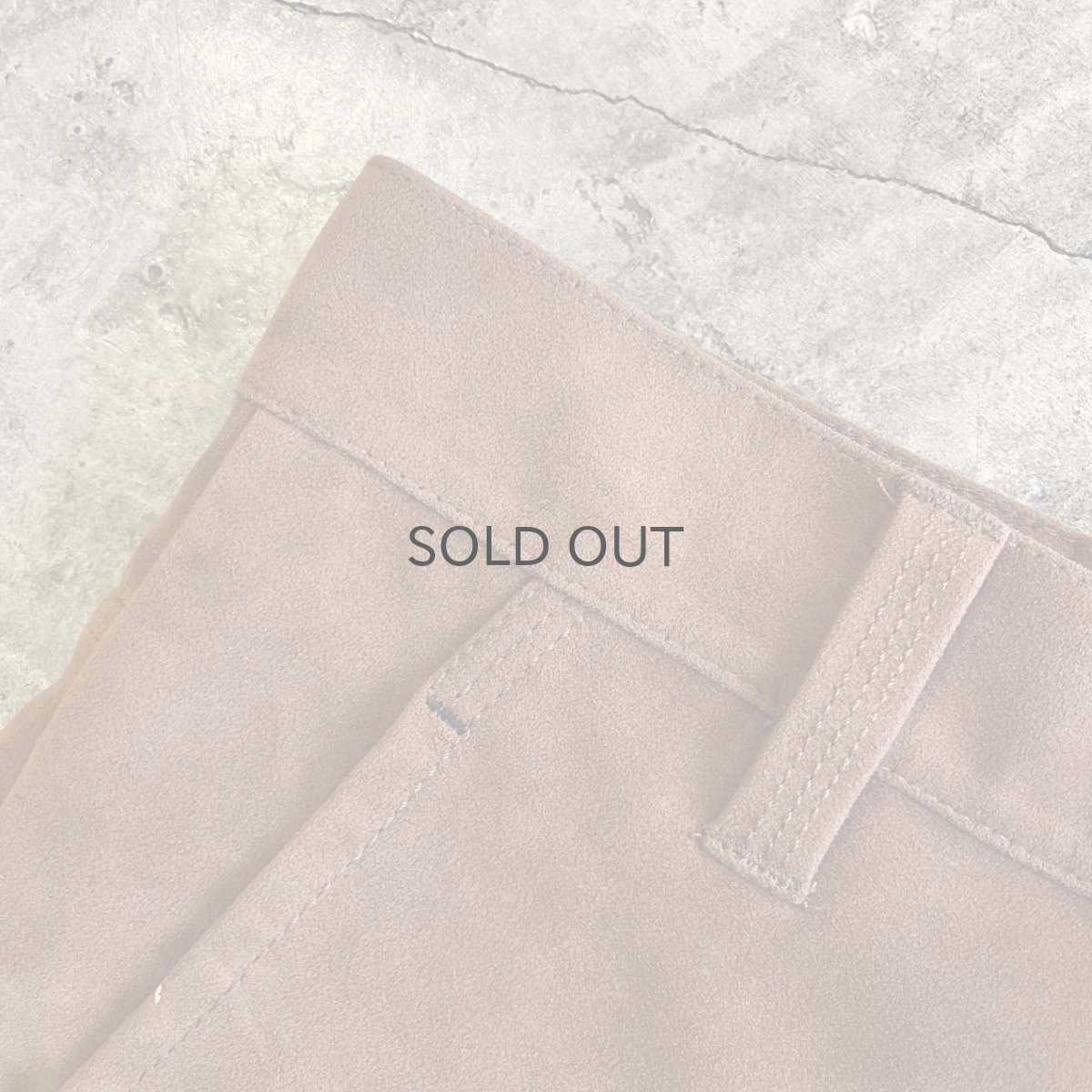画像7: 【FREE PEOPLE】SUEDE LEATHER HALF DESIGN PANTS / W31(27) (7)