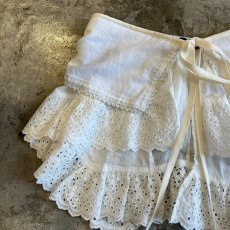 画像7: 【Wiz&Witch】"UNITED" VTG LACE MIX WRAP SKIRT / FREE (7)