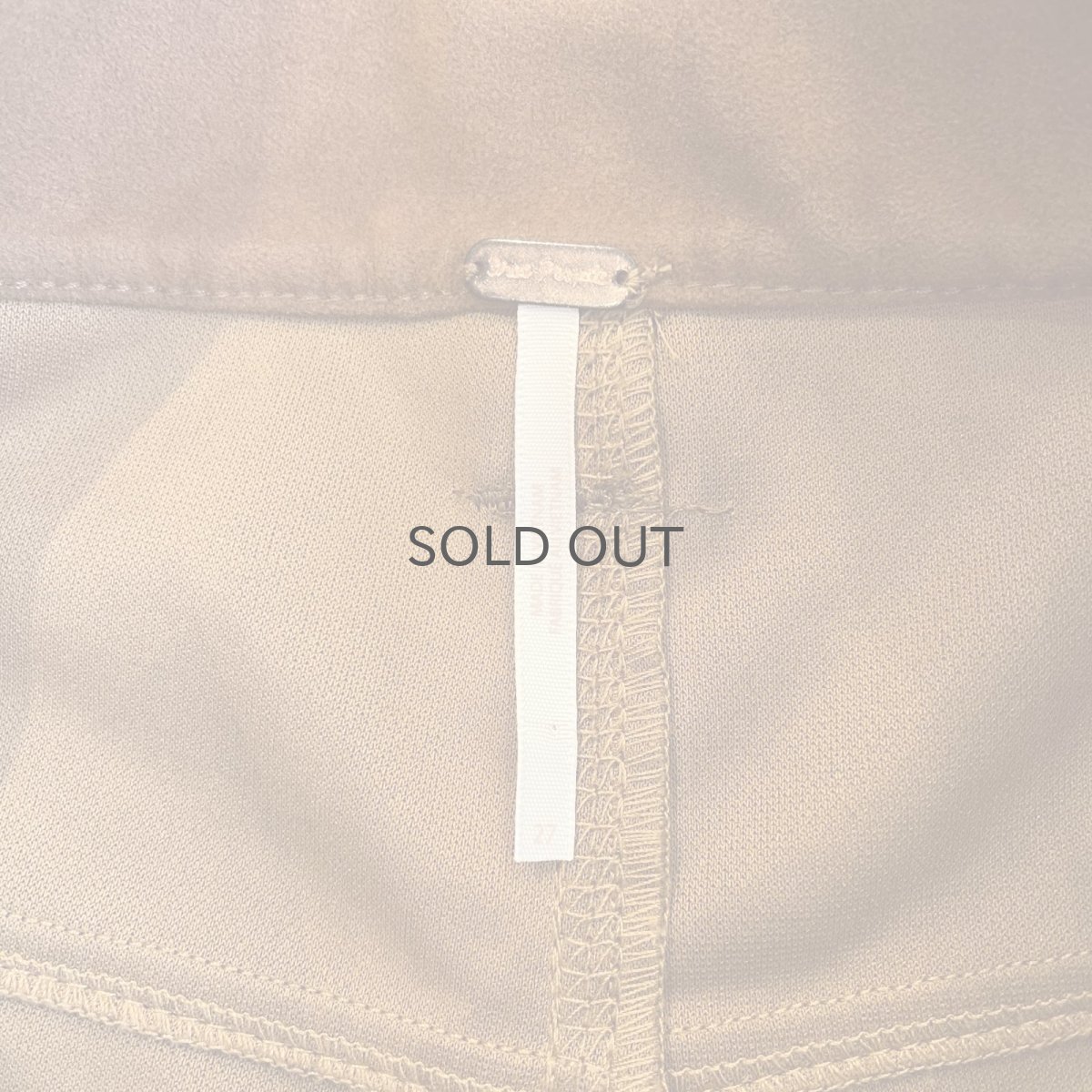 画像11: 【FREE PEOPLE】SUEDE LEATHER HALF DESIGN PANTS / W31(27) (11)