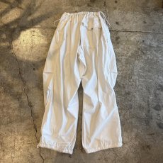 画像2: DRAW CORD DESIGN WHITE COLOR PANTS / FREE~W39 (2)