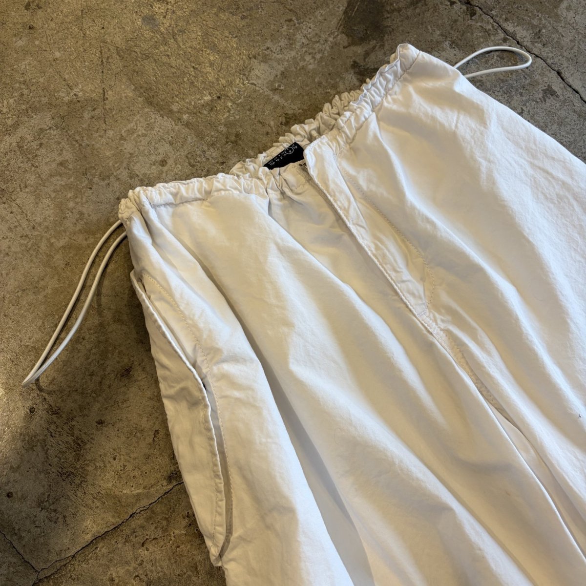 画像3: DRAW CORD DESIGN WHITE COLOR PANTS / FREE~W39 (3)