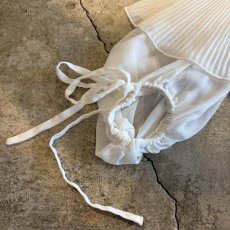 画像8: 2WAY DESIGN WHITE COLOR SHEER TOPS / Ladies M (8)