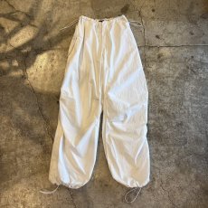 画像6: DRAW CORD DESIGN WHITE COLOR PANTS / FREE~W39 (6)