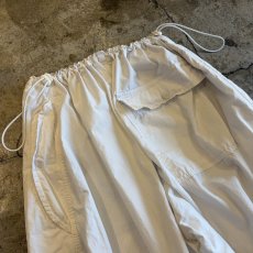 画像10: DRAW CORD DESIGN WHITE COLOR PANTS / FREE~W39 (10)