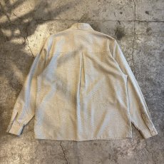 画像2: ALL OVER PATTERN DESIGN L/S STAND SHIRT / Ladies L (2)