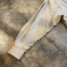 画像7: ALL OVER PATTERN DESIGN L/S STAND SHIRT / Ladies L (7)