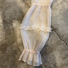 画像9: SHEER DESIGN VOLUME SLEEVE L/S TOPS / Ladies M (9)