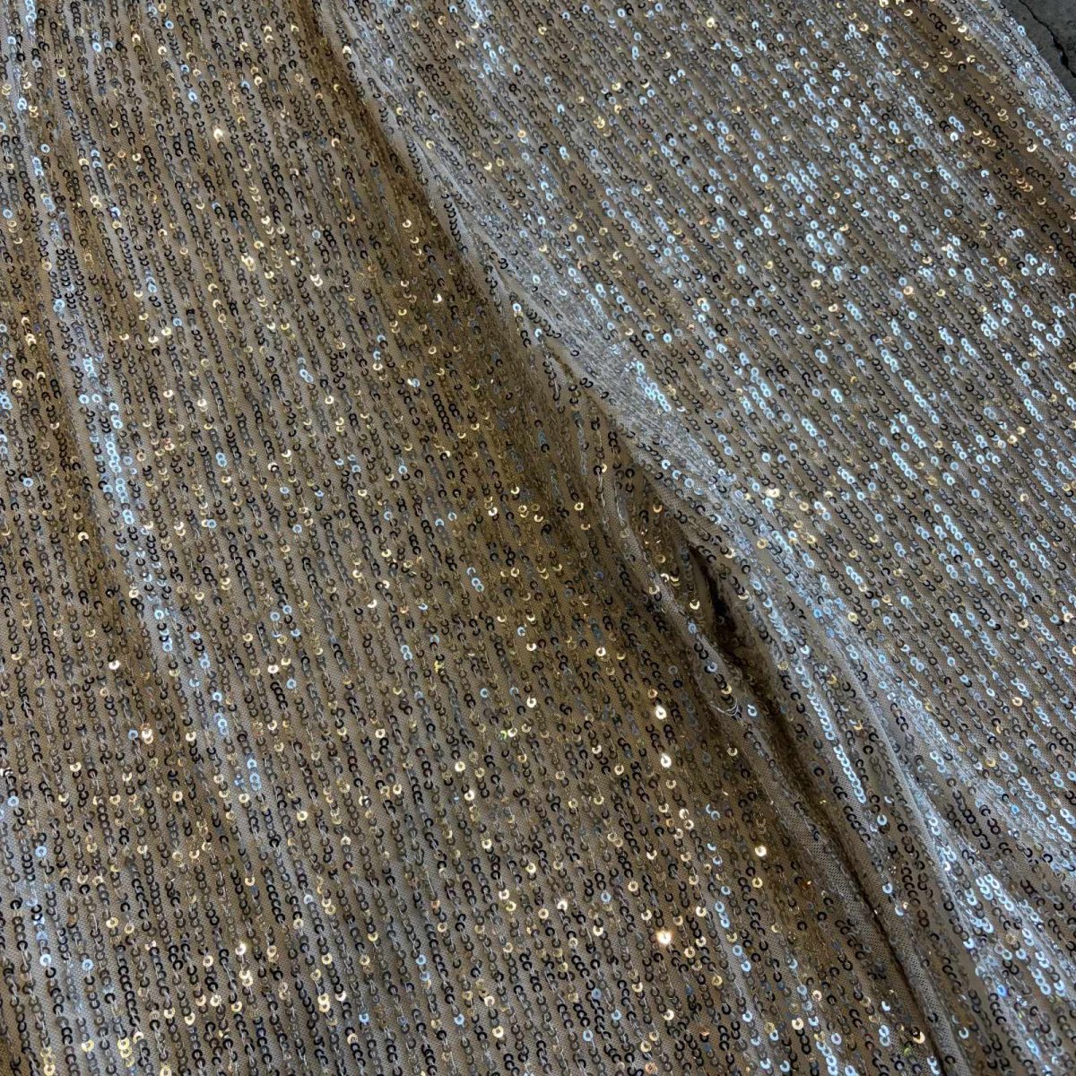 画像8: SEQUINS SILVER GLITTER DESIGN PANTS / W29~W42 (8)
