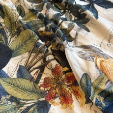 画像9: BOTANICAL ALL OVER PATTERN WIDE PANTS / W27~W34 (9)