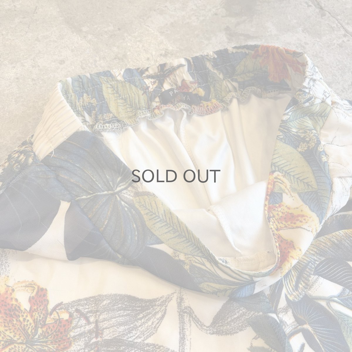 画像7: BOTANICAL ALL OVER PATTERN WIDE PANTS / W27~W34 (7)
