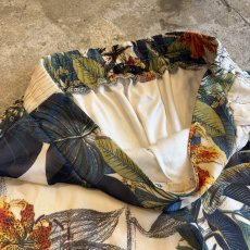 画像7: BOTANICAL ALL OVER PATTERN WIDE PANTS / W27~W34 (7)
