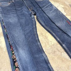 画像5: 【Wiz&Witch】"UNITED" SIDE TIE LINE DENIM PANTS / W32 (5)