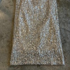 画像4: SEQUINS SILVER GLITTER DESIGN PANTS / W29~W42 (4)