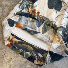画像8: BOTANICAL ALL OVER PATTERN WIDE PANTS / W27~W34 (8)