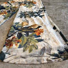 画像5: BOTANICAL ALL OVER PATTERN WIDE PANTS / W27~W34 (5)