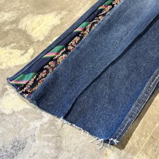 画像8: 【Wiz&Witch】"UNITED" SIDE TIE LINE DENIM PANTS / W32 (8)