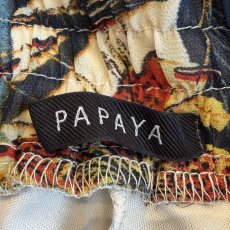 画像12: BOTANICAL ALL OVER PATTERN WIDE PANTS / W27~W34 (12)