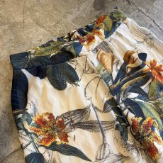 画像3: BOTANICAL ALL OVER PATTERN WIDE PANTS / W27~W34 (3)