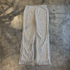 画像2: SEQUINS SILVER GLITTER DESIGN PANTS / W29~W42 (2)