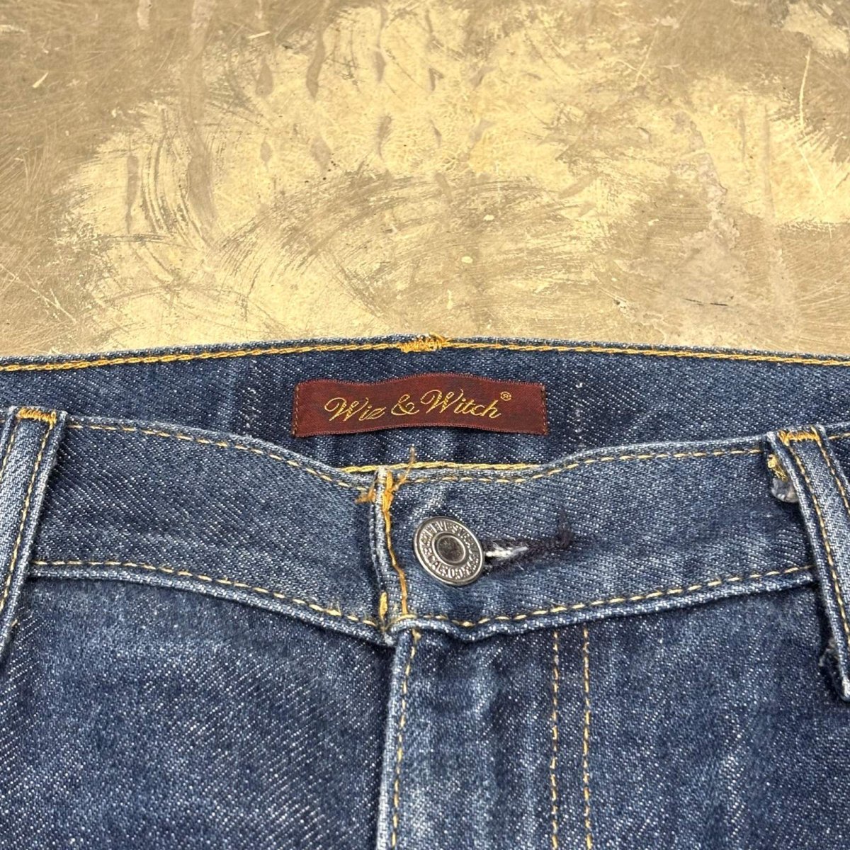 画像10: 【Wiz&Witch】"UNITED" SIDE TIE LINE DENIM PANTS / W32 (10)
