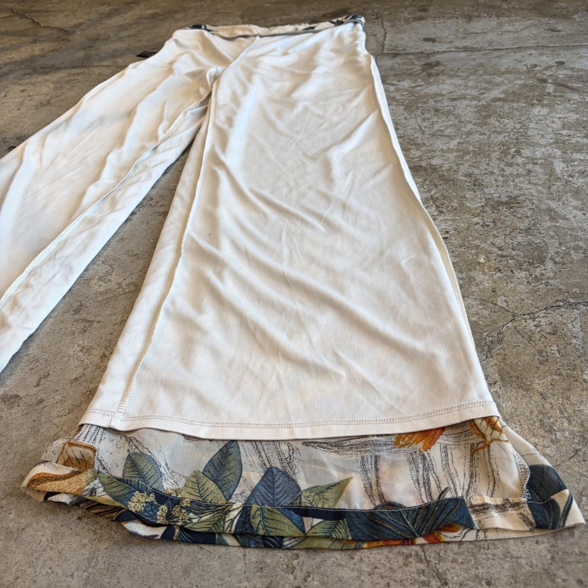 画像10: BOTANICAL ALL OVER PATTERN WIDE PANTS / W27~W34 (10)