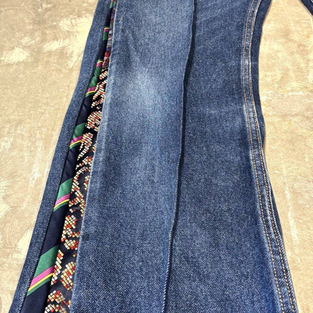 画像7: 【Wiz&Witch】"UNITED" SIDE TIE LINE DENIM PANTS / W32 (7)