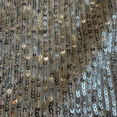 画像9: SEQUINS SILVER GLITTER DESIGN PANTS / W29~W42 (9)