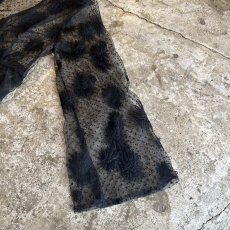 画像6:  FLORAL×DOT LACE WEIST DESIGN SHORT SHEER CARDIGAN / Ladies M(ML) (6)